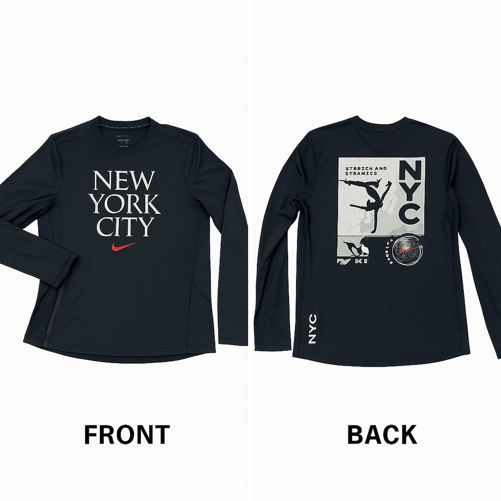 Nike New York City Long Sleeve Graphic Shirt | Size L